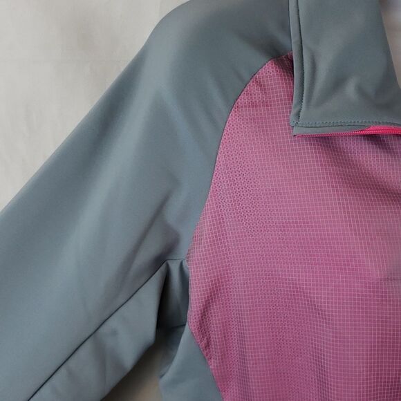 Nike Golf Tour Performance Women's Small Pink & Grey Windbreaker Jacket - Picture 3 of 16
